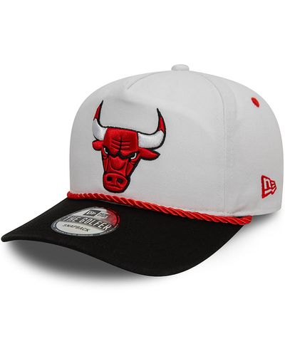 KTZ Chicago Bulls Washed Nba Golfer Snapback Cap - Red
