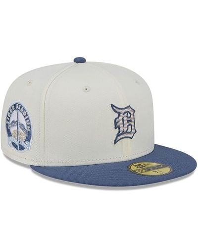 KTZ Detroit Tigers Wavy Chainstitch 59fifty Fitted Cap - Blue