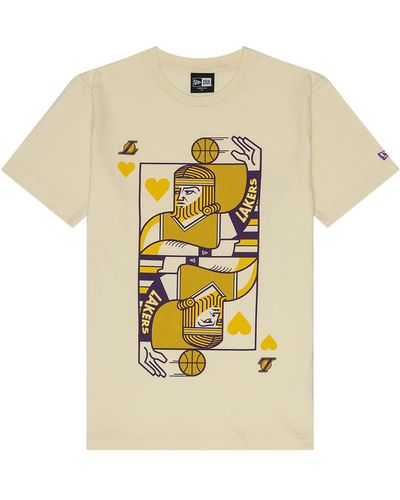 KTZ La Lakers Gamenight Chrome T-shirt - Metallic