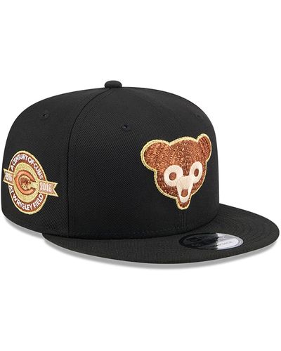 KTZ Chicago Cubs Animal Fill 9fifty Snapback Cap - Black