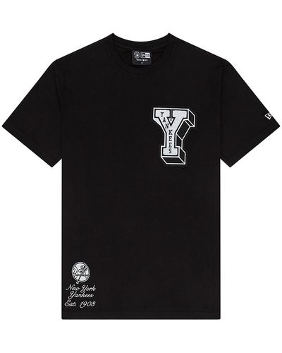 KTZ New York Yankees Ivy Sport T-shirt - Black