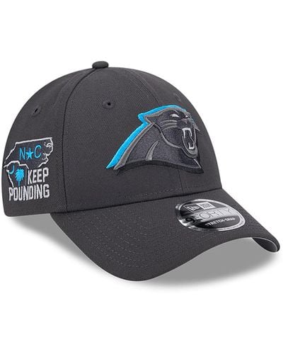 KTZ Carolina Panthers Nfl Draft 2024 Dark 9forty Stretch-snap Cap - Blue