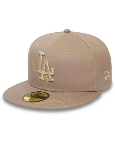 KTZ La Dodgers League Essential Pastel 59fifty Fitted Cap - Brown