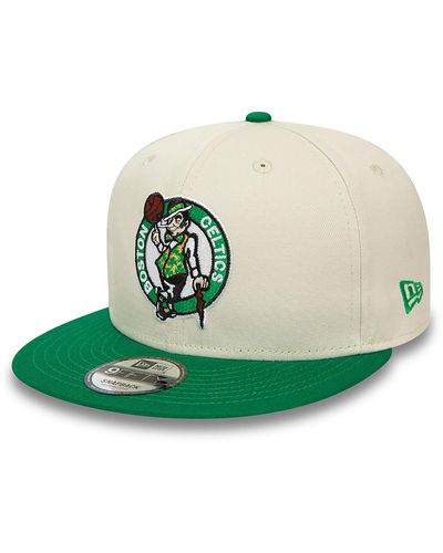KTZ Boston Celtics Nba Logo Stone 9fifty Snapback Cap - Green