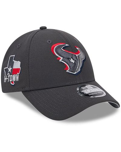 KTZ Houston Texans Nfl Draft 2024 Dark 9forty Stretch-snap Cap - Black