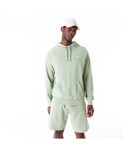 KTZ New Era Washed Oversized Pullover Hoodie - Green