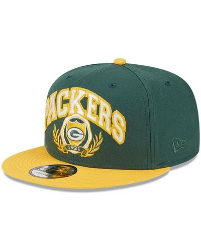 KTZ Bay Packers Nfl Team Dark 9fifty Snapback Cap - Green