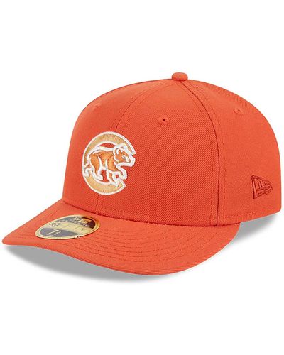 KTZ Chicago Cubs Repreve Low Profile 59fifty Fitted Cap - Orange