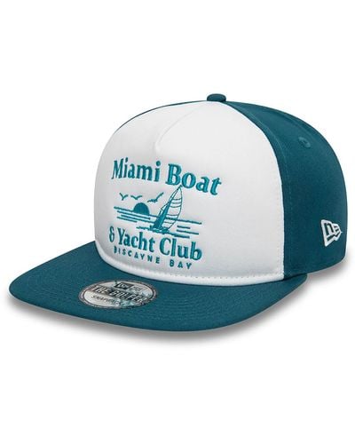KTZ New Era Miami Boat And Yacht Club Graphic Golfer Cap - Blue