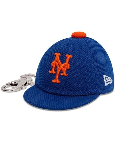 KTZ New York Mets Mlb Mini Cap Key Chain - Blue