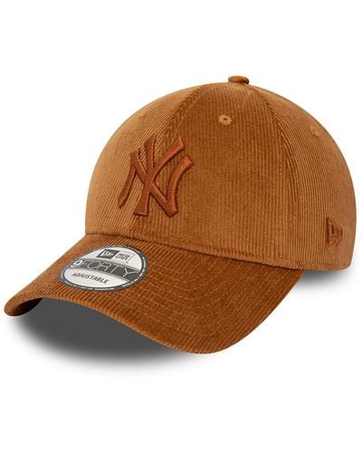 KTZ New York Yankees Mlb Cord 9forty Adjustable Cap - Brown