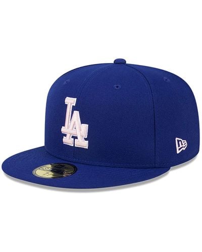 KTZ La Dodgers Mlb Mother's Day 2024 Dark 59fifty Fitted Cap - Blue