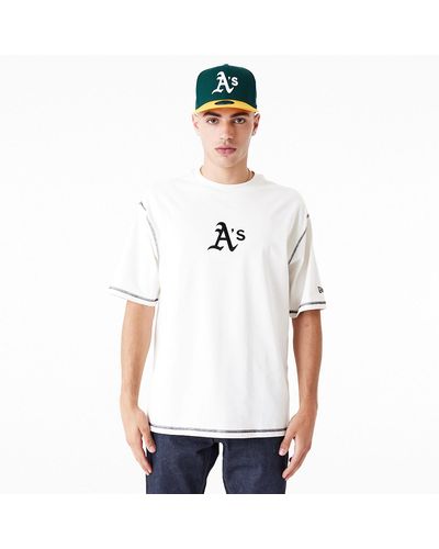 KTZ Oakland Athletics Mlb World Series Off Oversized T-shirt - White