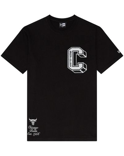 KTZ Chicago Bulls Ivy Sport T-shirt - Black