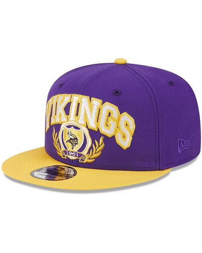 KTZ Minnesota Vikings Nfl Team 9fifty Snapback Cap - Purple