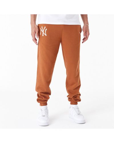 KTZ New York Yankees League Essential Joggers - Orange