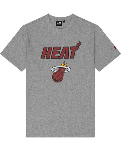 KTZ Miami Heat Nba T-shirt - Grey