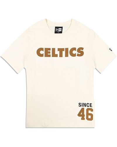 KTZ Boston Celtics Nba Cord T-shirt - Natural
