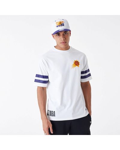 KTZ Phoenix Suns Nba Arch Graphic Oversized T-shirt - White