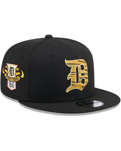 KTZ Detroit Tigers Animal Fill 9fifty Snapback Cap - Black