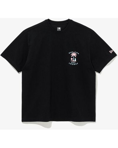 KTZ New Era Korea Surf Lounge T-shirt - Black