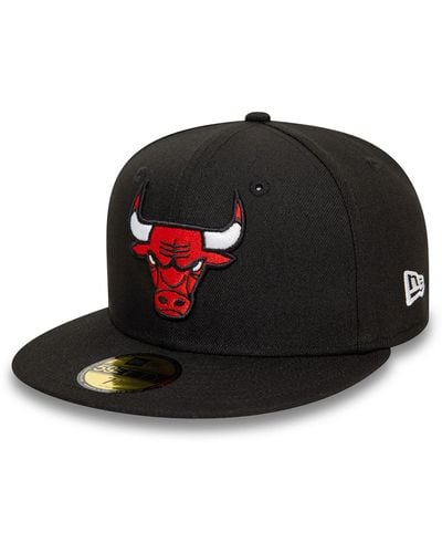KTZ Chicago Bulls Nba Essential 59fifty Fitted Cap - Black