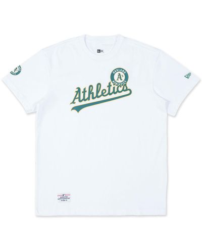 KTZ Oakland Athletics Mlb Doughnut Party Vibe T-shirt - White