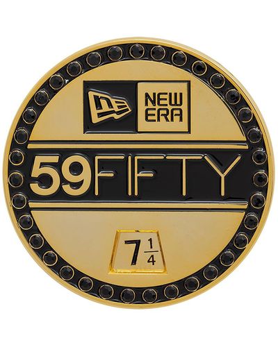 KTZ New Era Visor Sticker 59fifty Day Pin Badge - Metallic