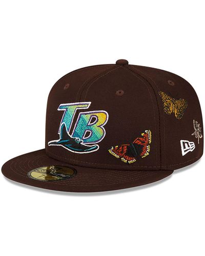 KTZ Tampa Bay Rays Mlb X Felt 59fifty Fitted Cap - Brown