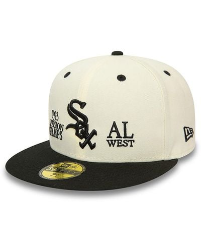 KTZ Chicago Sox Mlb 93 Division Chrome 59fifty Fitted Cap - Natural