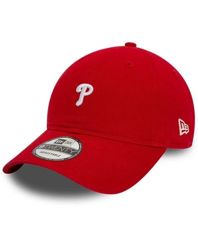 KTZ Philadelphia Phillies Mlb London Series 2024 Team 9twenty Adjustable Cap - Red