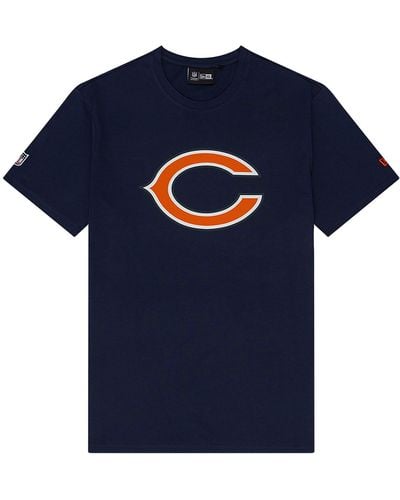 KTZ Chicago Bears Nfl Navy T-shirt - Blue