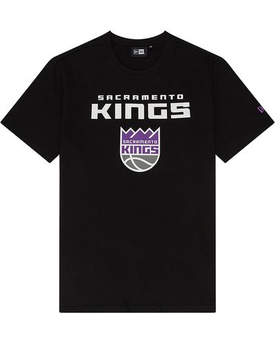 KTZ Sacramento Kings Nba T-shirt - Black