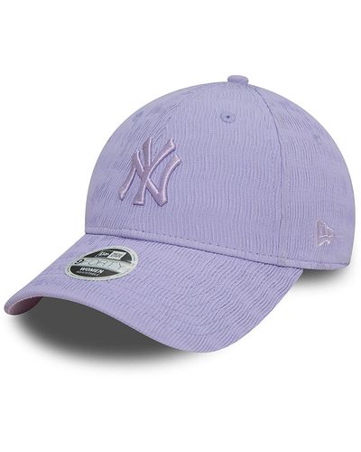 KTZ New York Yankees Womens Ruching Lilac 9forty Adjustable Cap - Purple
