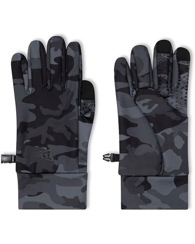 KTZ New Era All Over Print E-touch Black Gloves