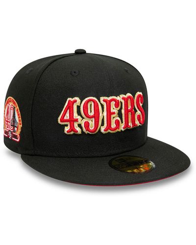 KTZ San Francisco 49ers Nfl Variety 59fifty Fitted Cap - Black