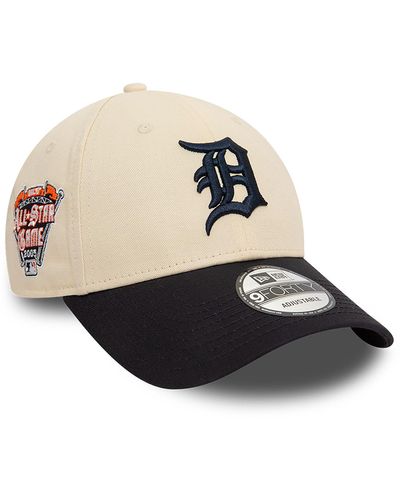 New Era 9Forty Patch Detroit Tigers Cooperstown Light Cream