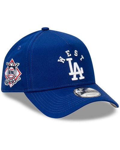 KTZ La Dodgers Team Division Dark 9forty A-frame Adjustable Cap - Blue