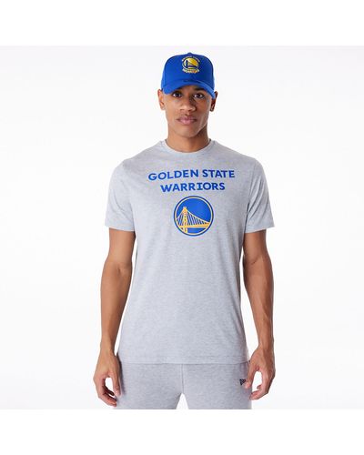 KTZ Golden State Warriors Nba Regular T-shirt - Blue