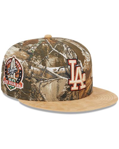 KTZ La Dodgers Mlb Real Tree Print 59fifty Fitted Cap - Multicolour