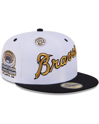KTZ Atlanta Braves 59fifty Day 59fifty Fitted Cap - Blue