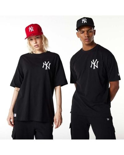 KTZ New York Yankees Sleeve Taping T-shirt - White