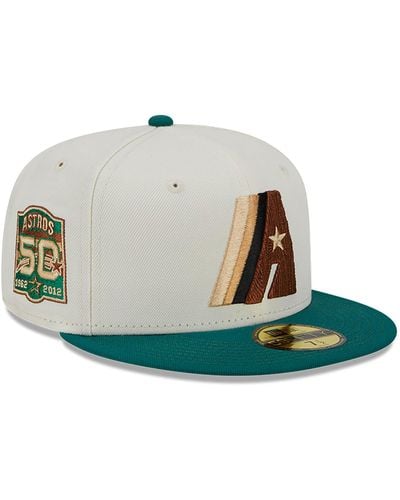 KTZ Houston Astros Camp Off 59fifty Fitted Cap - Green