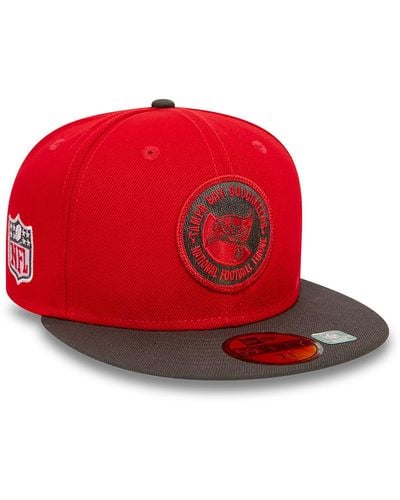 KTZ Tampa Bay Buccaneers Nfl Sideline 2023 59fifty Fitted Cap - Red