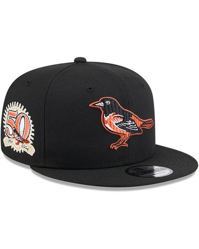 KTZ Baltimore Orioles Animal Fill 9fifty Snapback Cap - Black
