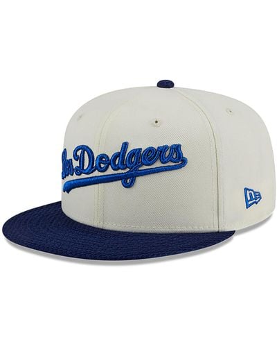 KTZ La Dodgers City Mesh Chrome 59fifty Fitted Cap - Blue