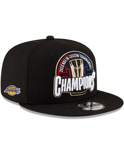KTZ La Lakers 2023 Nba In Season Champions 9fifty Snapback Cap - Black