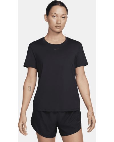 Nike One Classic Dri-fit Short-sleeve Top - Black