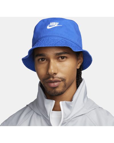 Nike Apex Futura Washed Bucket Hat - Blue