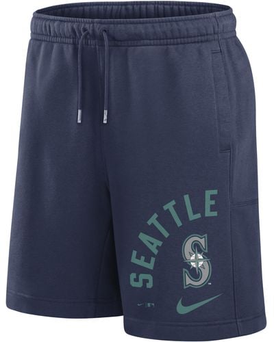 Nike Seattle Mariners Arched Kicker Mlb Shorts - Blue